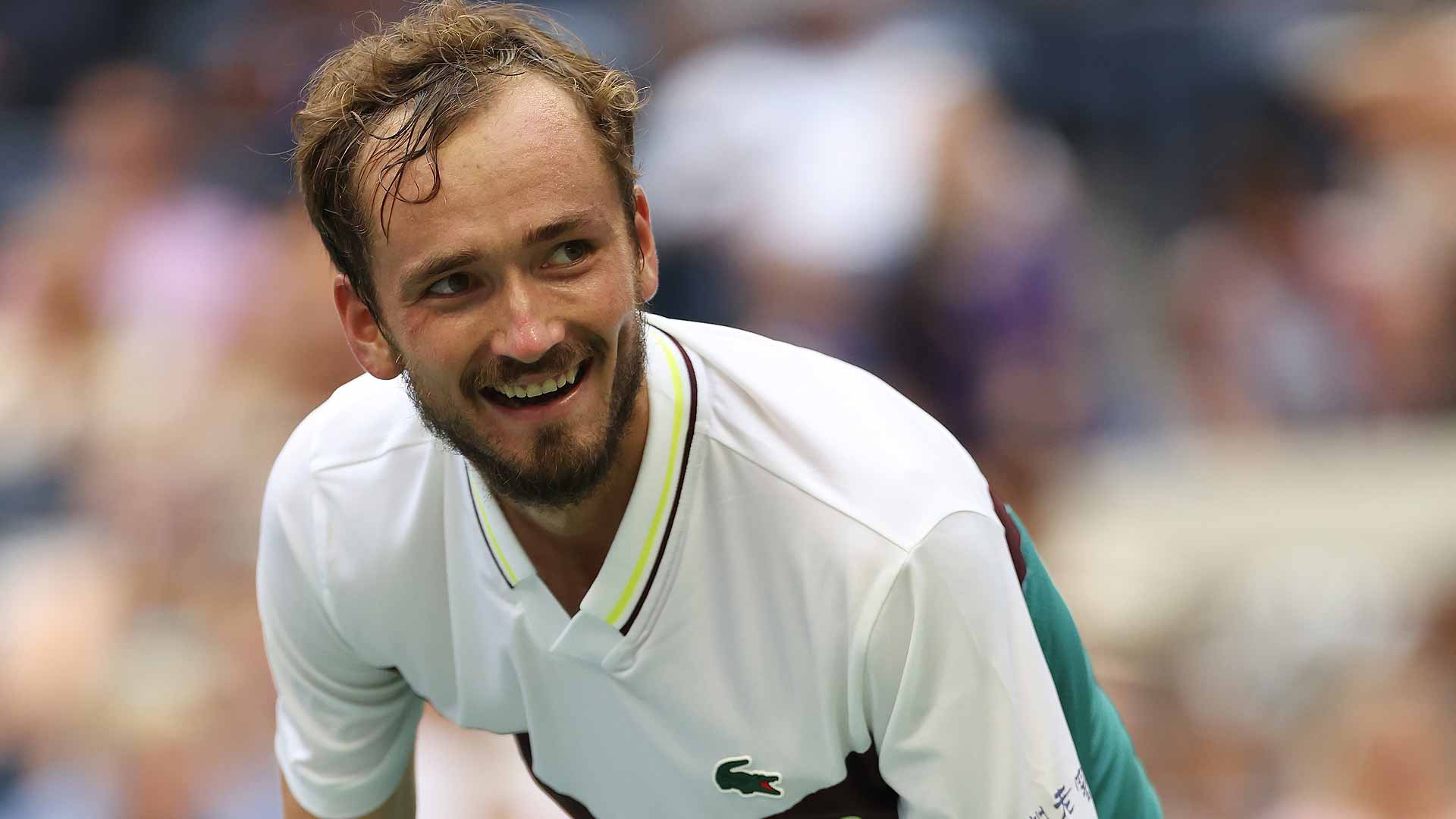 Daniil Medvedev defeats Andrey Rublev to reach the US Open semi-finals for the fourth time.