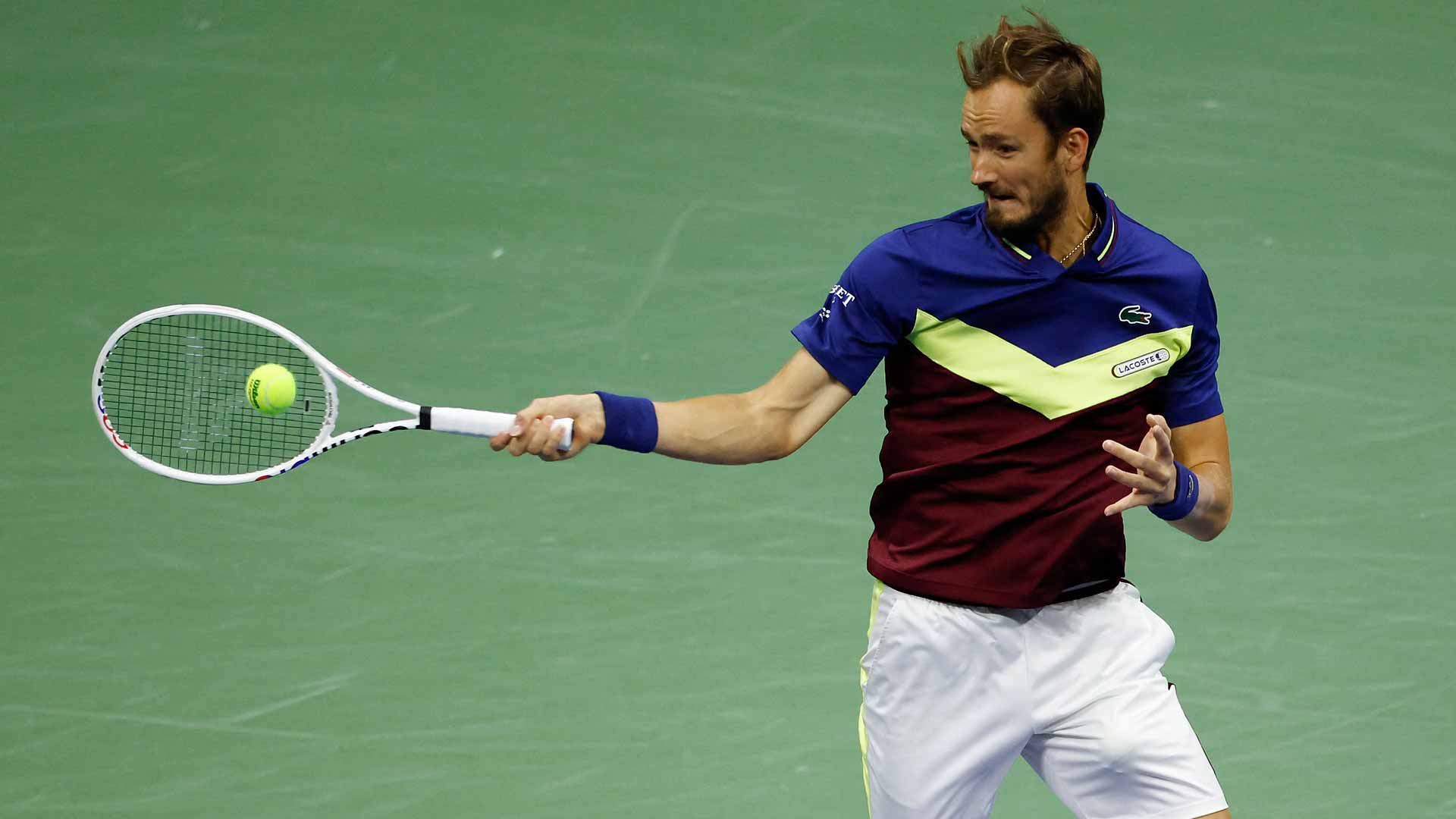 Daniil Medvedev is pursuing his second US Open title.