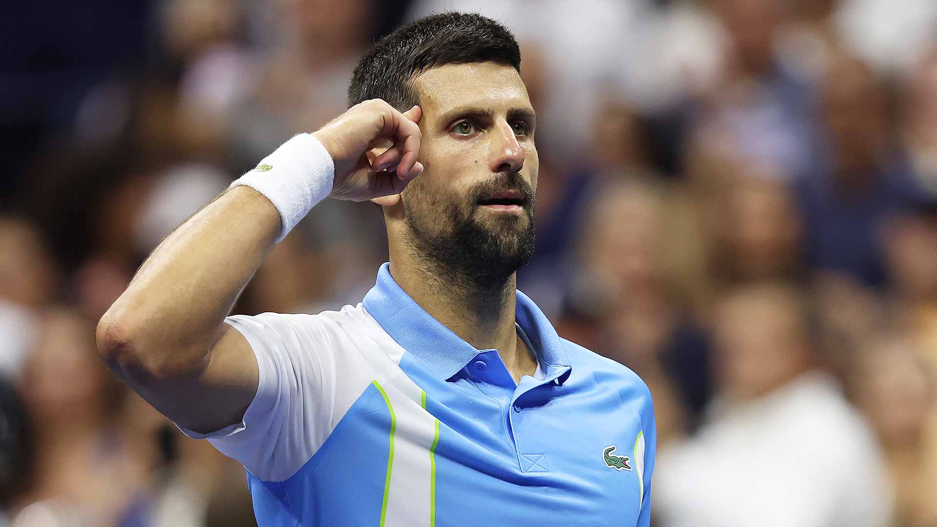 Novak Djokovic will play for a 24th major singles title on Sunday in the US Open final.