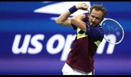 Daniil Medvedev levels his Lexus ATP Head2Head series with Carlos Alcaraz at 2-2 with a win in the US Open semi-finals.