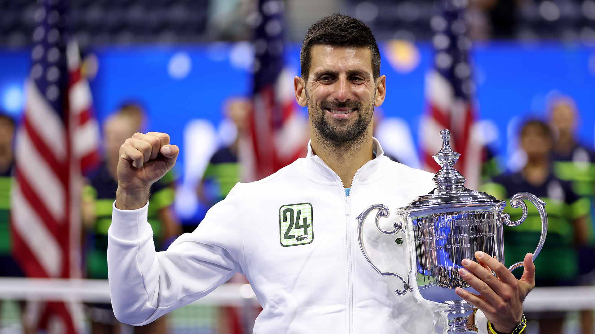 Novak Djokovic counts four US Open titles from 10 finals among his 24 major trophies.