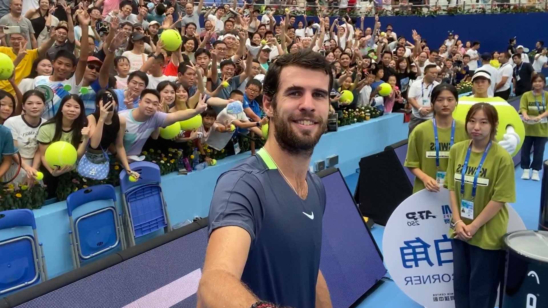 Karen Khachanov is the top seed at the ATP 250 event in Zhuhai.