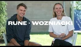 Holger Rune and Caroline Wozniacki are two of Denmark's biggest sporting stars.