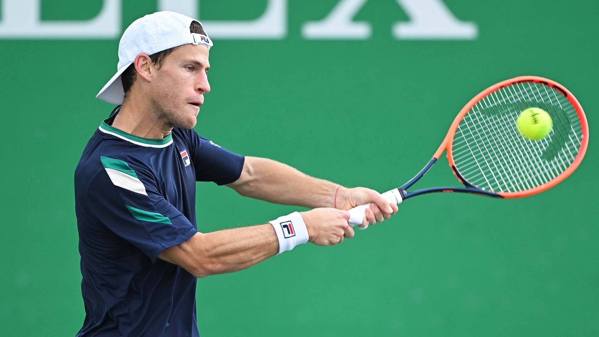 Diego Schwartzman defeats Taylor Fritz in Shanghai to earn his first Top 10 win of the season.