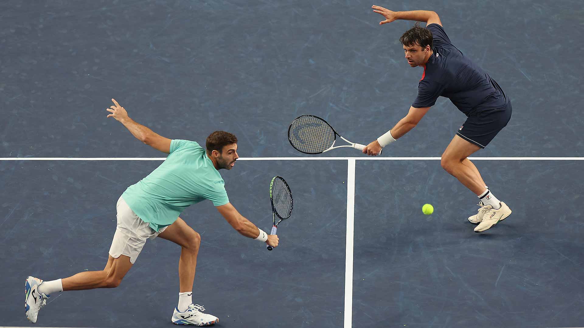 Marcel Granollers and Horacio Zeballos clinch semi-final victory on Friday at the Rolex Shanghai Masters.