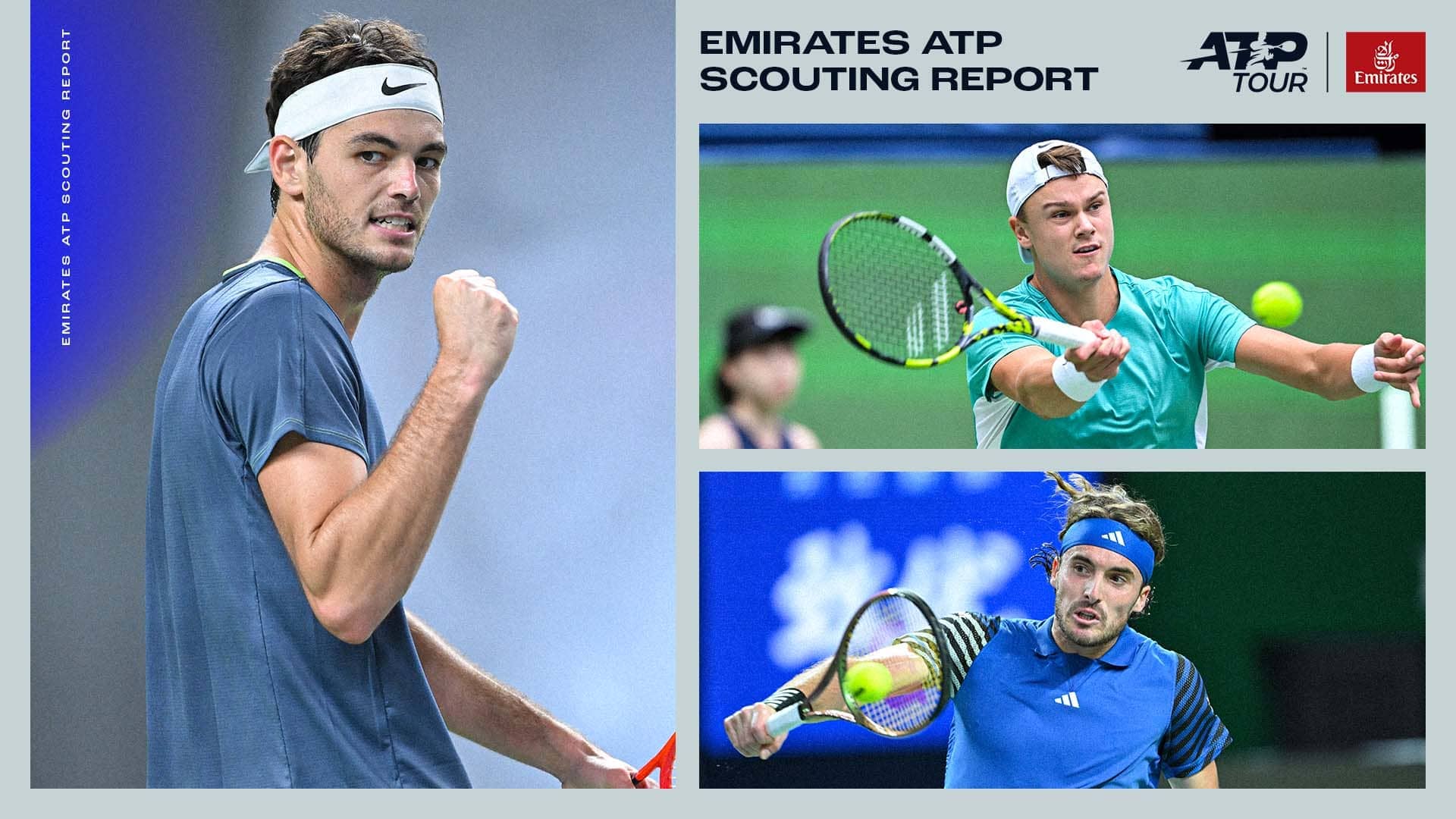 Taylor Fritz, Holger Rune and Stefanos Tsitsipas are in action this week.