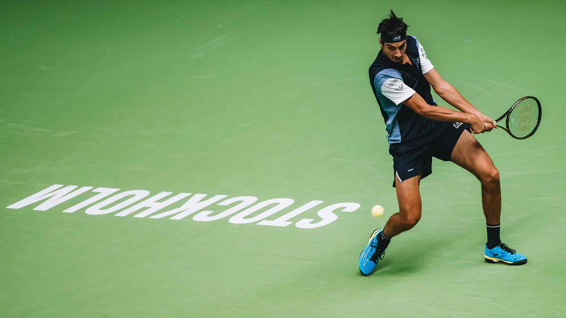 Lorenzo Sonego tiene un récord esta temporada de 26-26, tras ganar en primera ronda de Estocolmo.