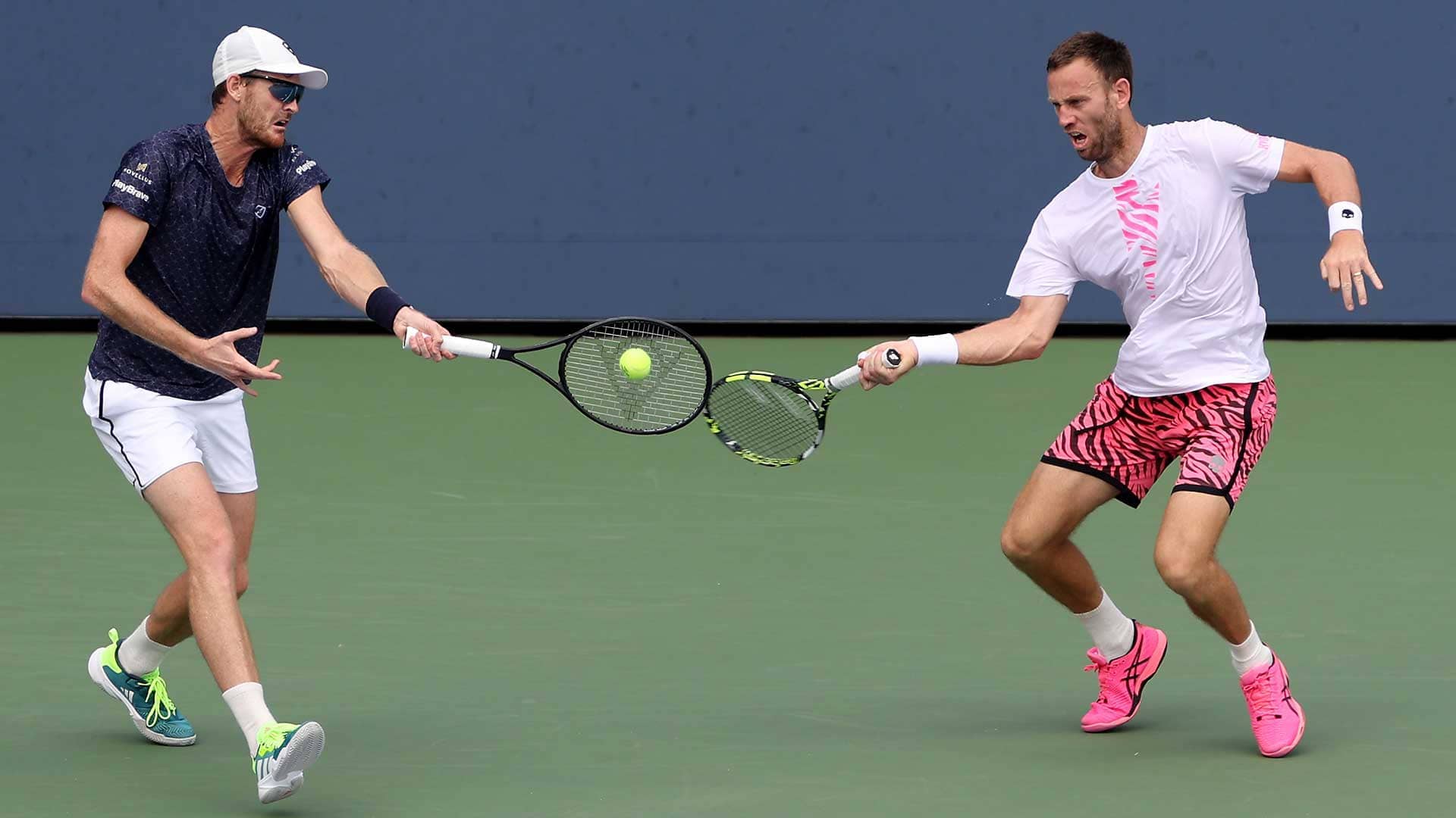 Jamie Murray and Michael Venus boost their Nitto ATP Finals hopes by reaching the Tokyo final. [File photo] 