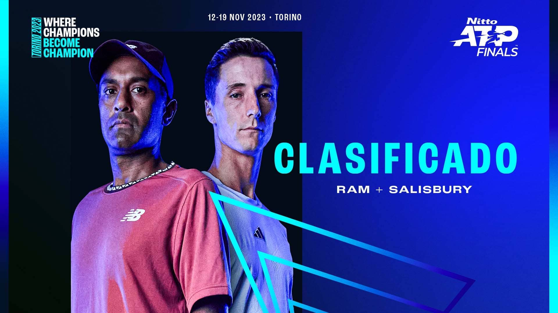 Rajeev Ram y Joe Salisbury tienen un récord de 12-5 como equipo en las Nitto ATP Finals.
