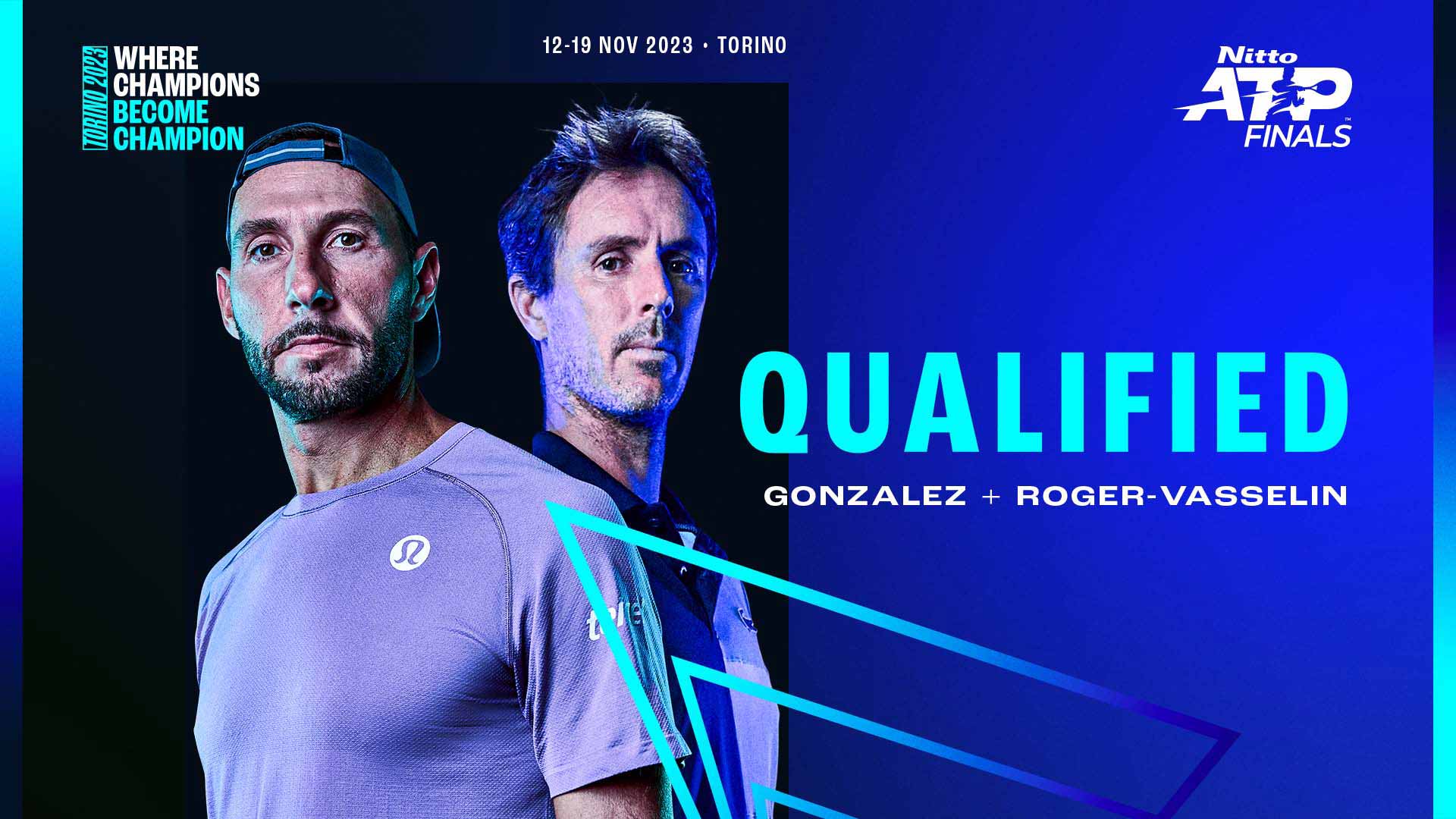 Santiago Gonzalez and Edouard Roger-Vasselin will make their team debut at the Nitto ATP Finals.
