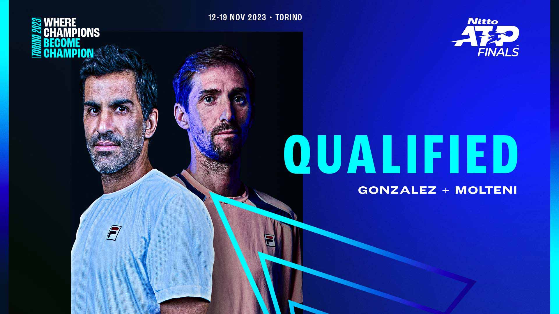 Maximo Gonzalez and Andres Molteni will compete in the Nitto ATP Finals for the first time.