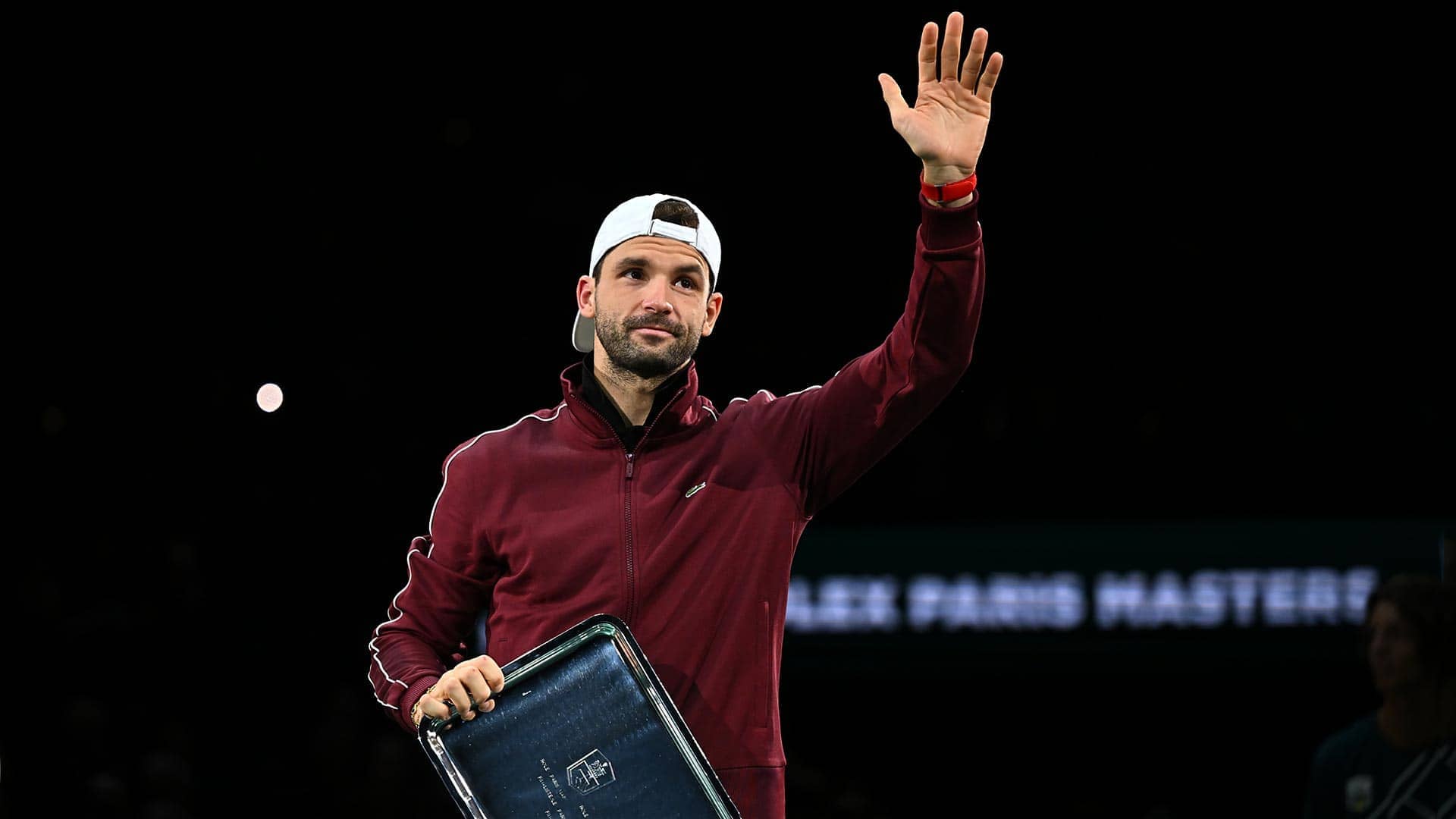 Grigor Dimitrov, tras caer en la final de París ante Djokovic.