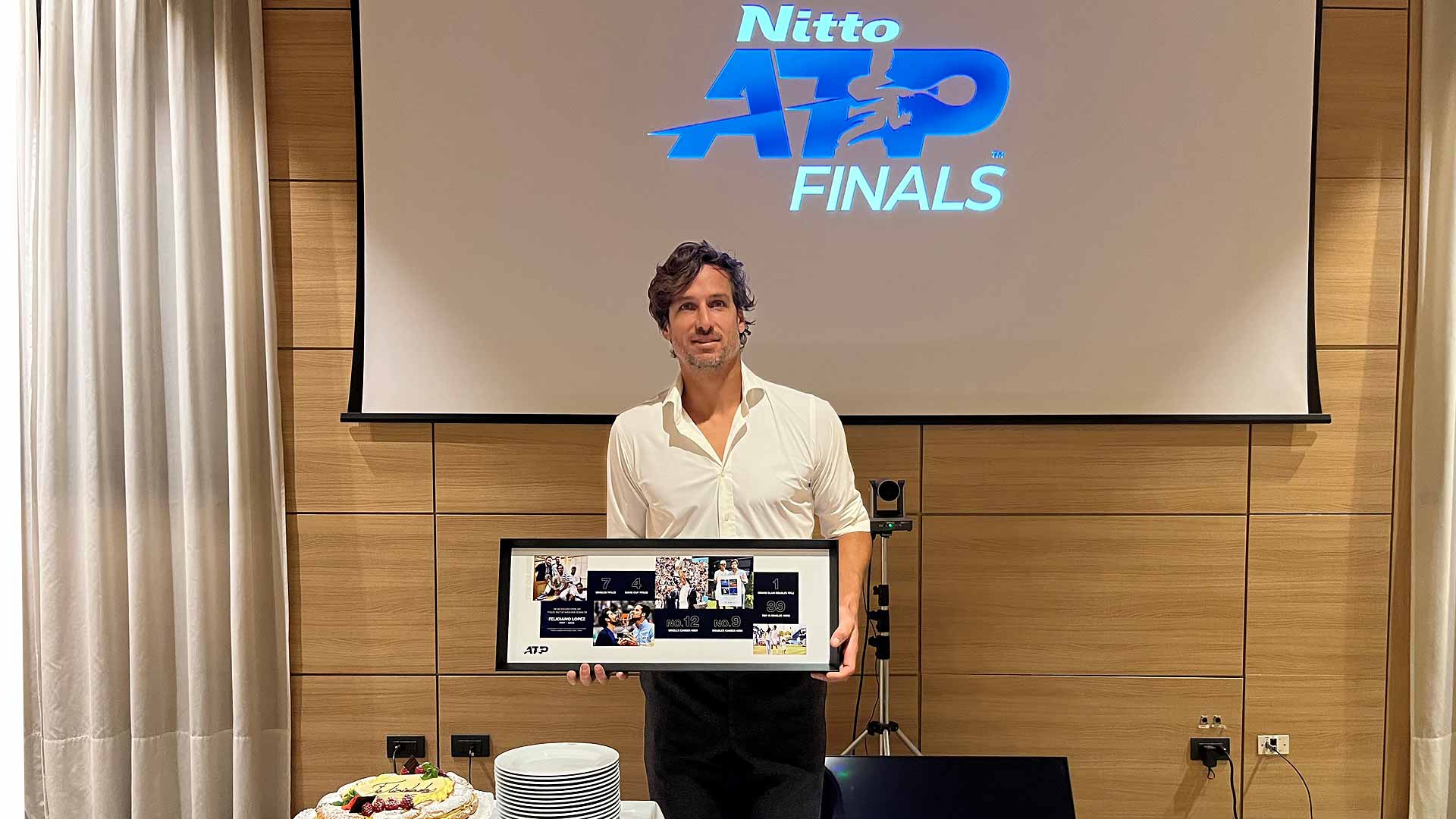 Feliciano Lopez is recognised for his standout career in Turin.