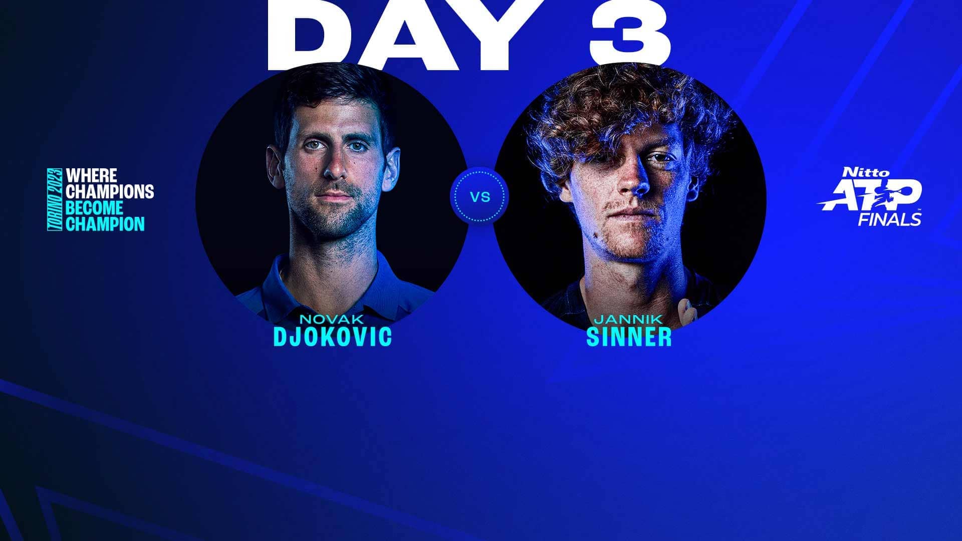 Novak Djokovic leads Jannik Sinner 3-0 in the pair's Lexus ATP Head2Head series.