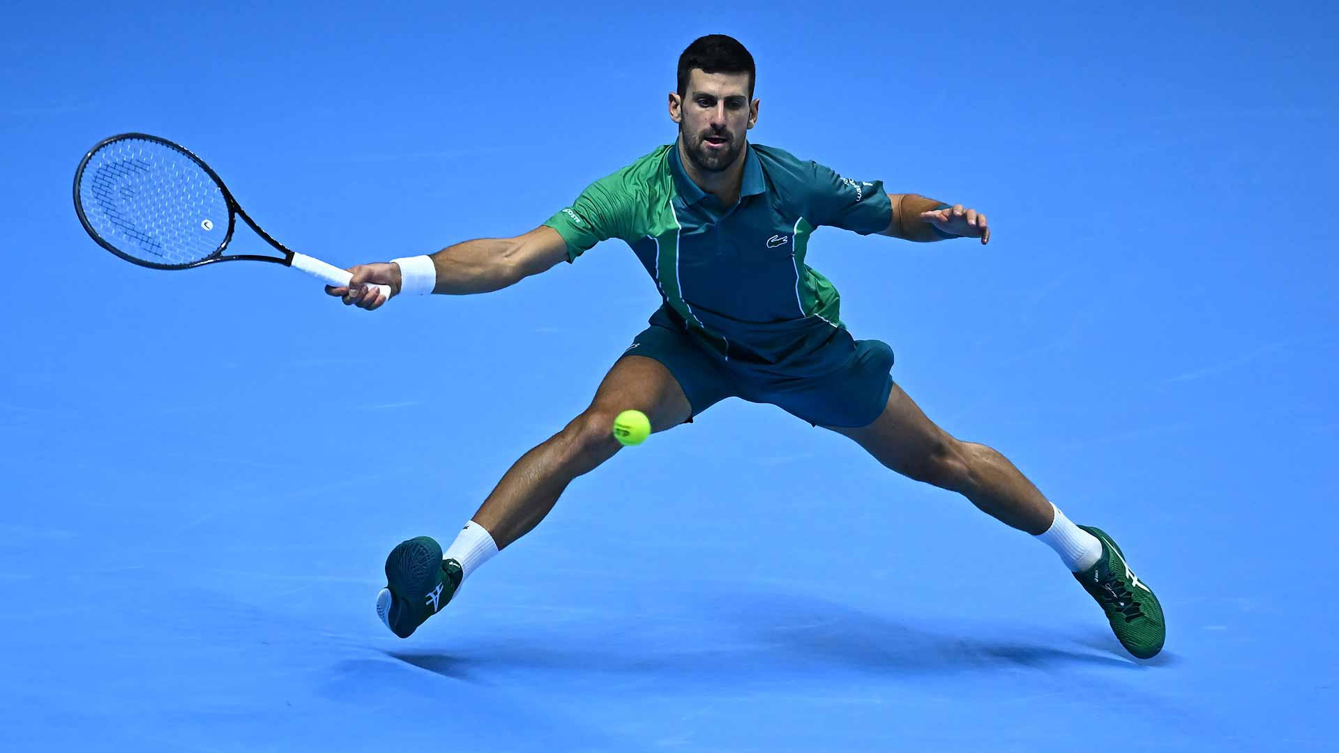 Novak Djokovic is pursuing his seventh Nitto ATP Finals title.