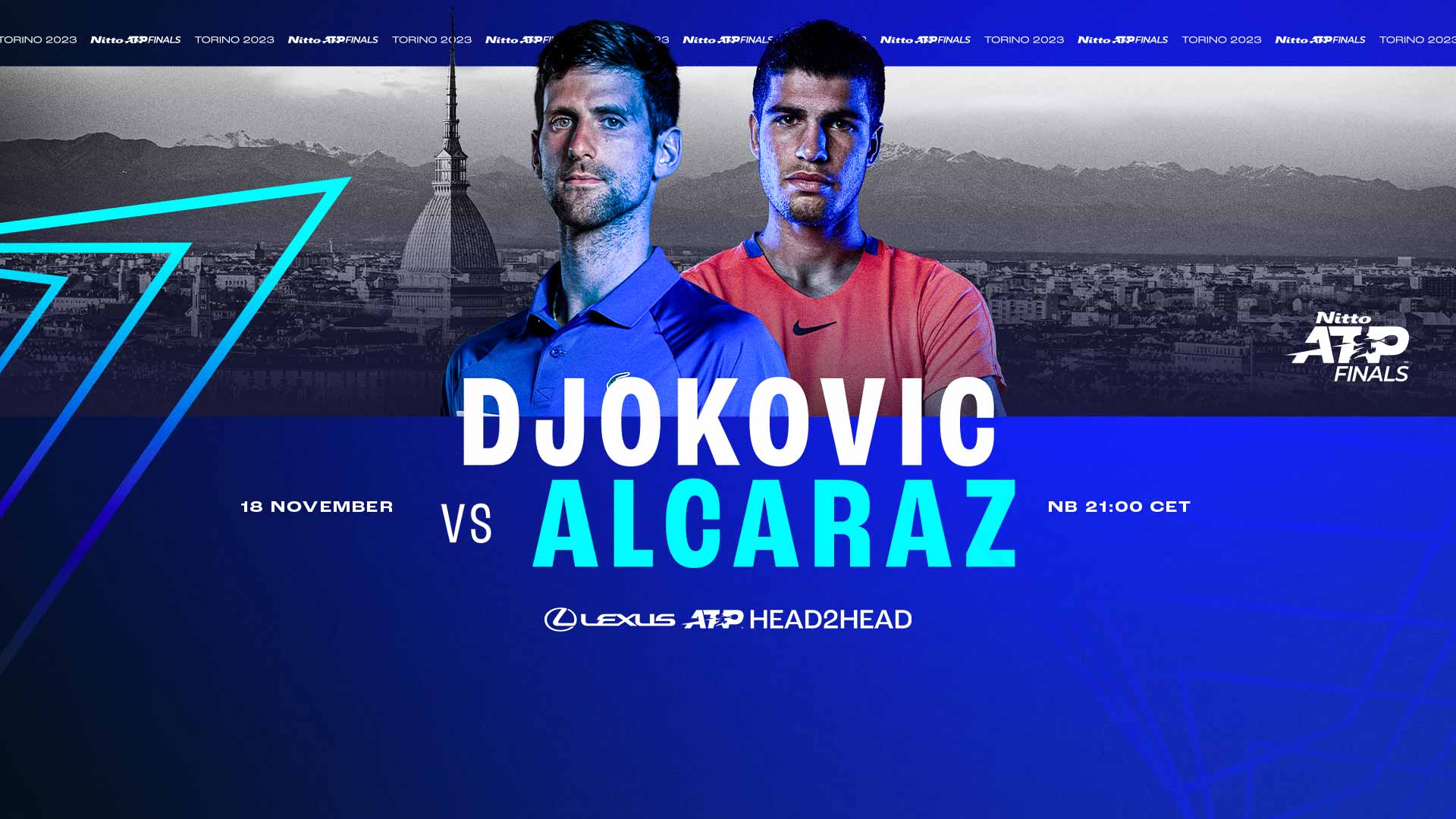Novak Djokovic and Carlos Alcaraz are locked at 2-2 in their ATP Head2Head series.