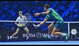 Novak Djokovic and Jannik Sinner contest their second third Lexus ATP Head2Head matchup of the 2023 season.