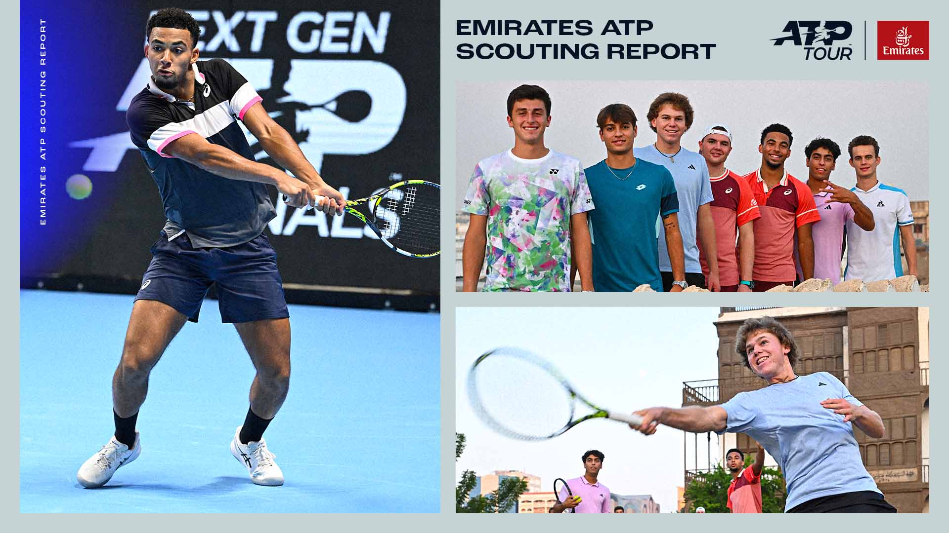 The 2023 Next Gen ATP Finals presented by NEOM run from 28 November-2 December.