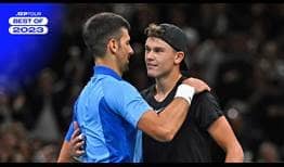 Novak Djokovic and Holger Rune contested three Lexus ATP Head2Head matchups in 2023.