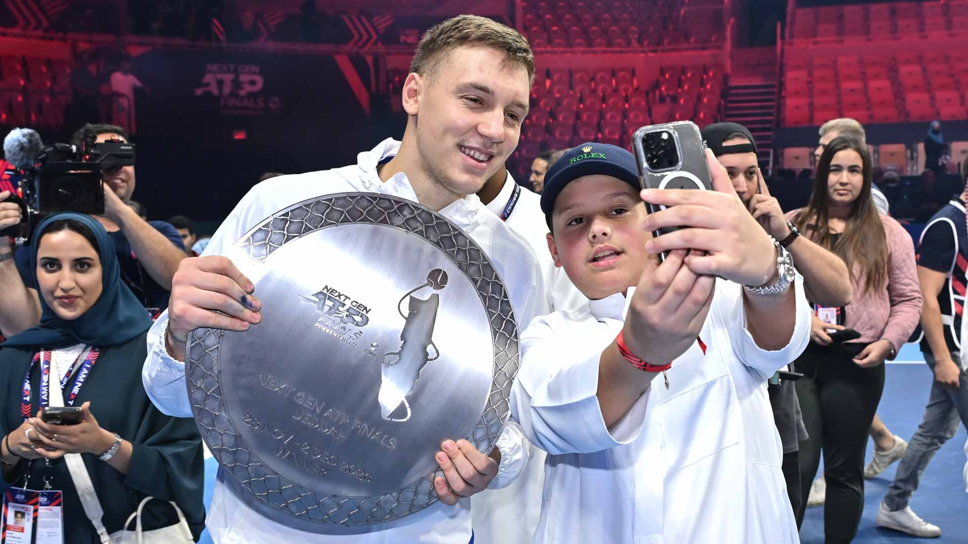 Hamad Medjedovic conquistó las Next Gen ATP Finals presented by NEOM en 2023.