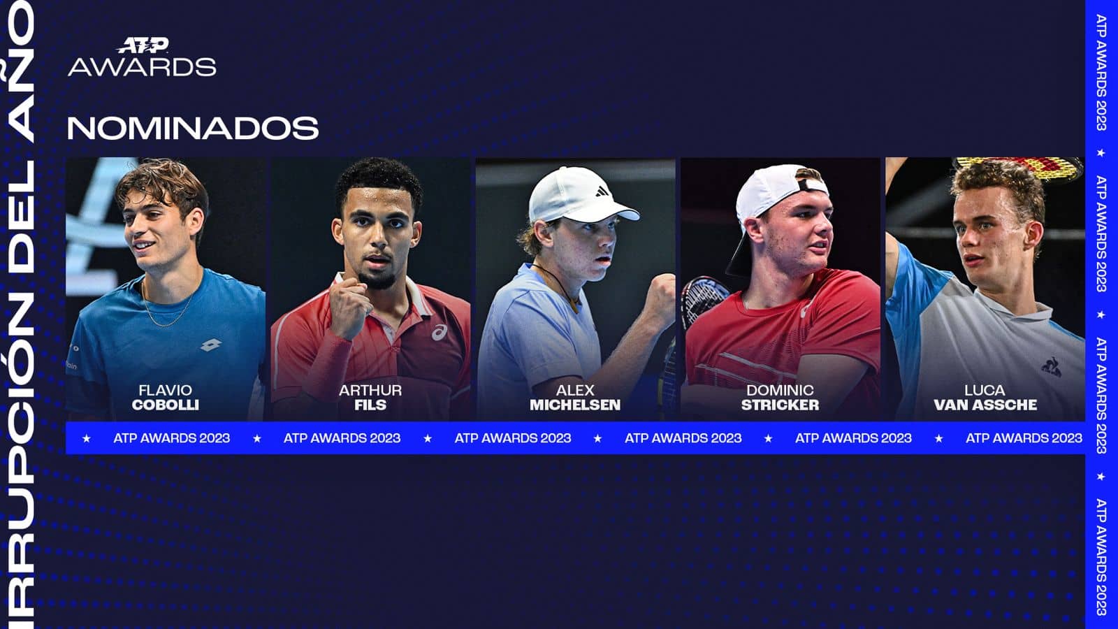 Las Estrellas #NextGenATP Optan A Irrupción Del Año En Los Premios ATP 2023