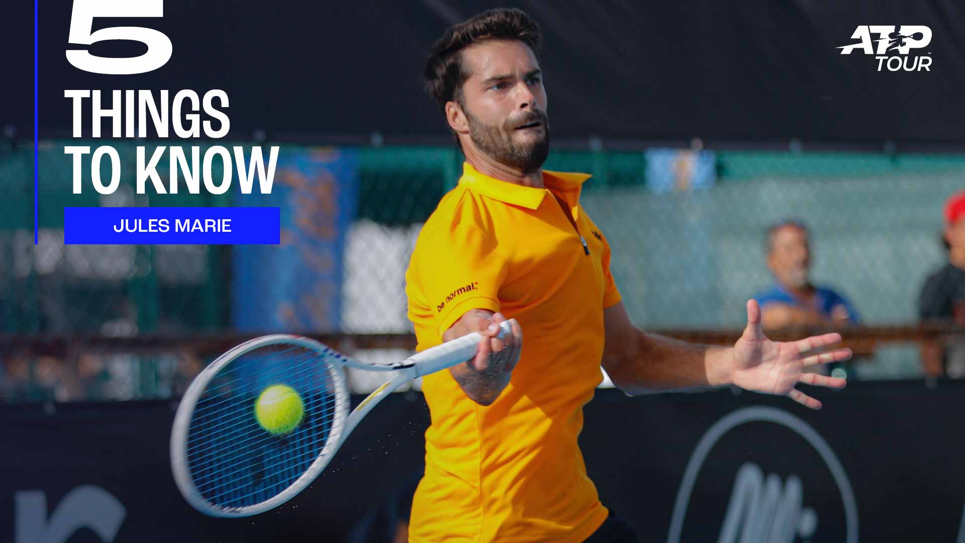 Jules Marie, que el año pasado jugó varios torneos del ATP Challenger Tour, está jugando la fase previa del Australian Open 2024.