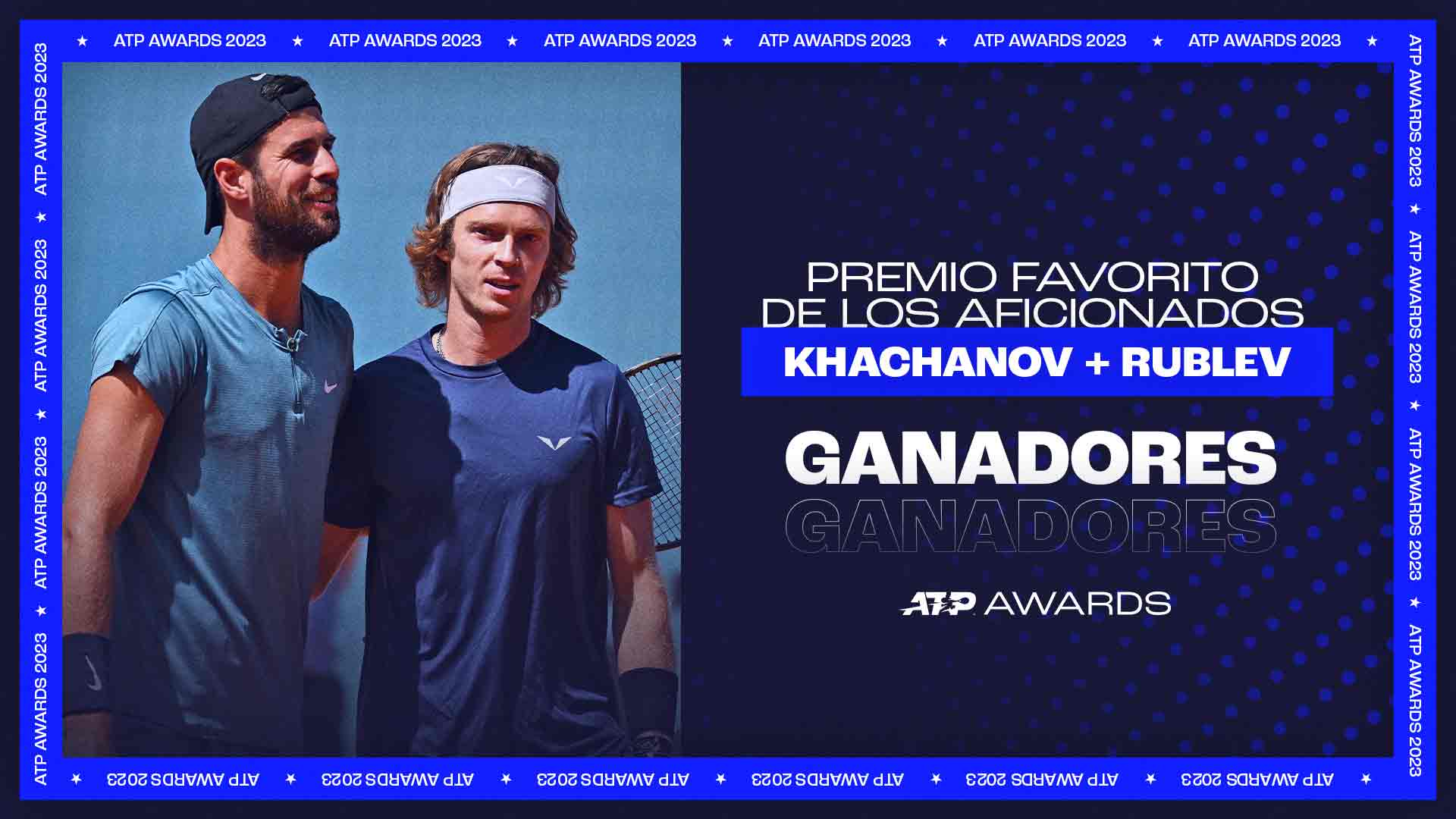 Khachanov Y Rublev Ganan El Premio ATP De Favoritos De Los Fans 2023