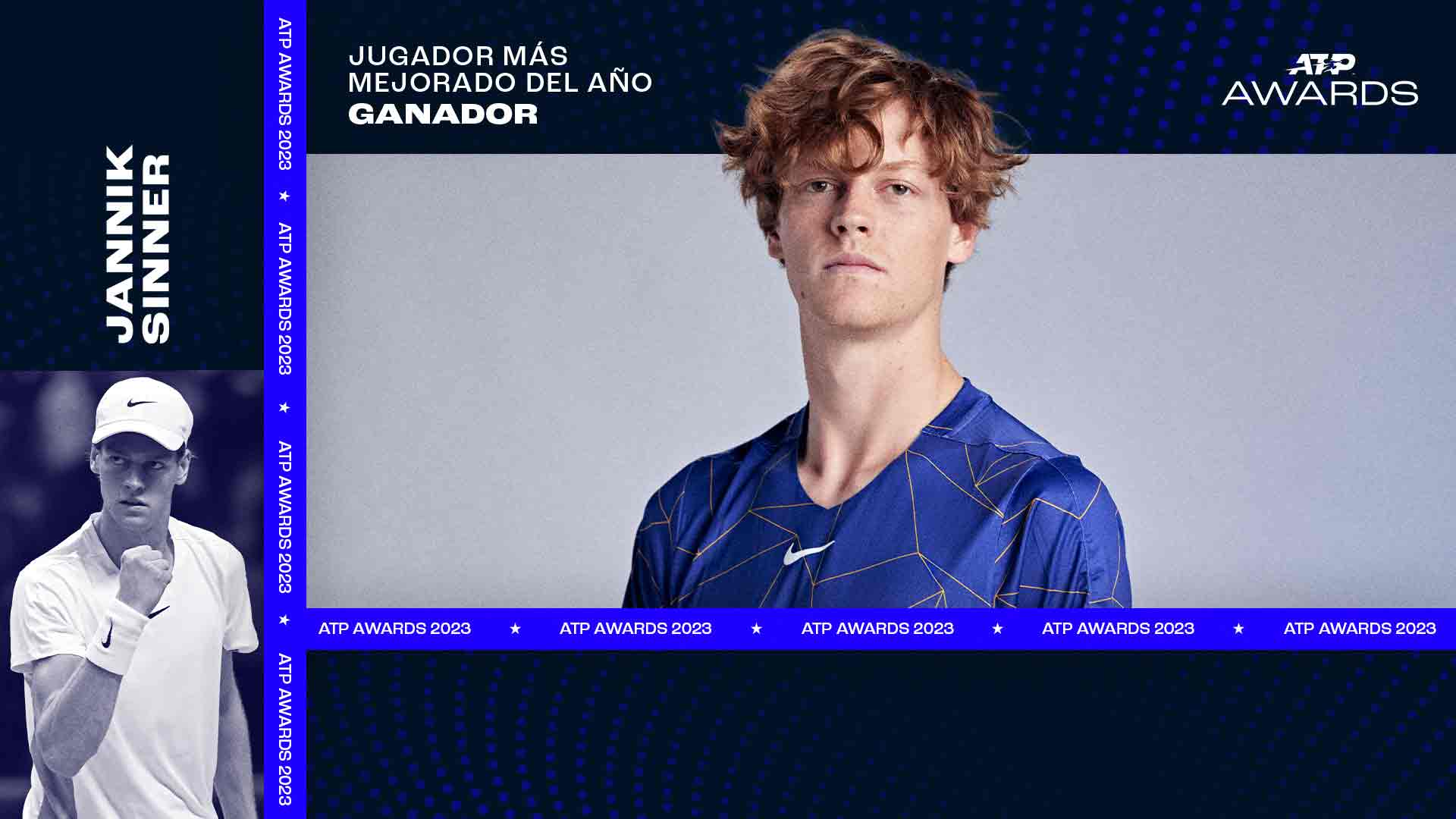 Sinner Gana El Premio Al Jugador Más Mejorado Del Año