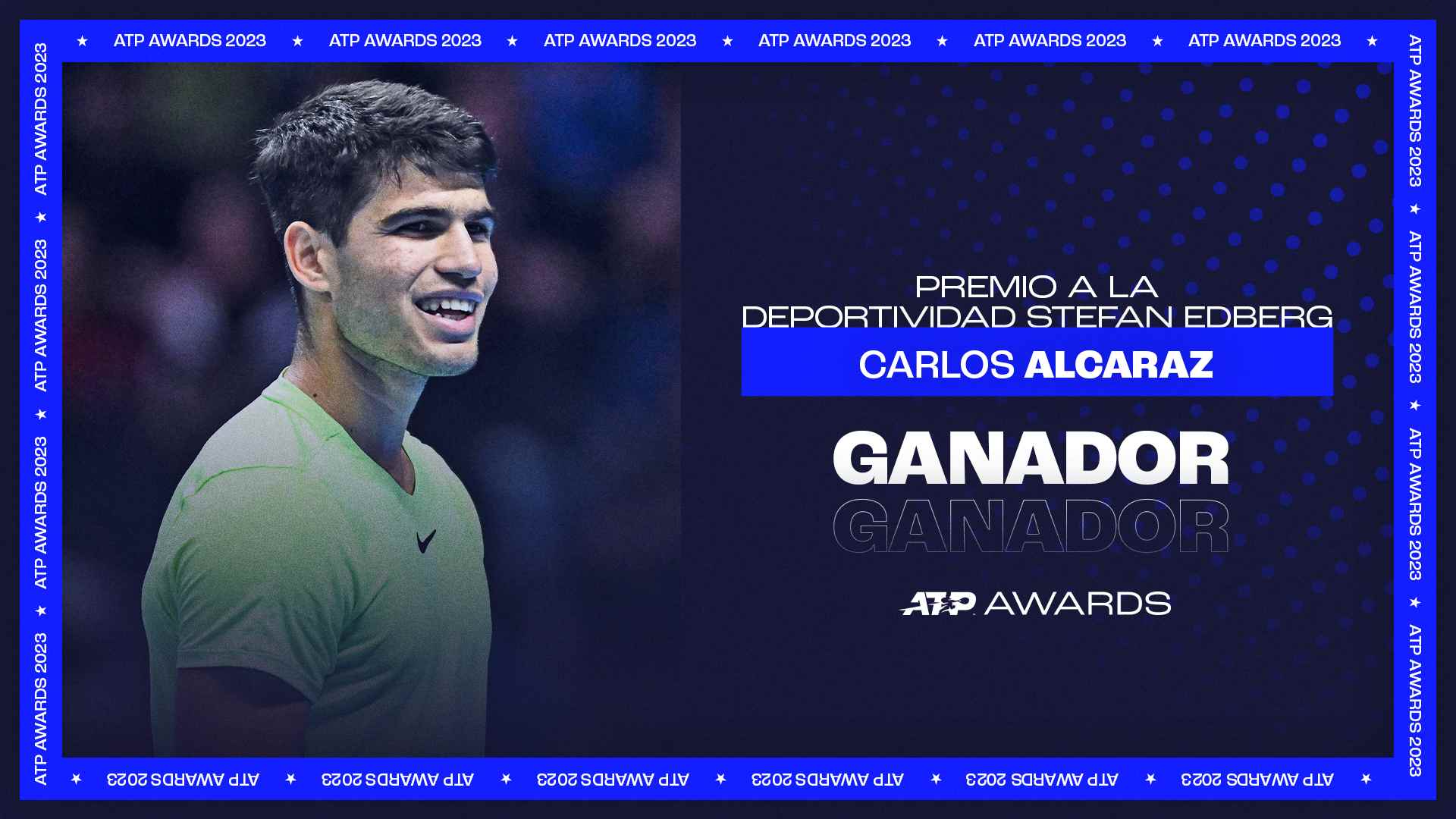 Alcaraz Recibe El Premio Stefan Edberg A La Deportividad 