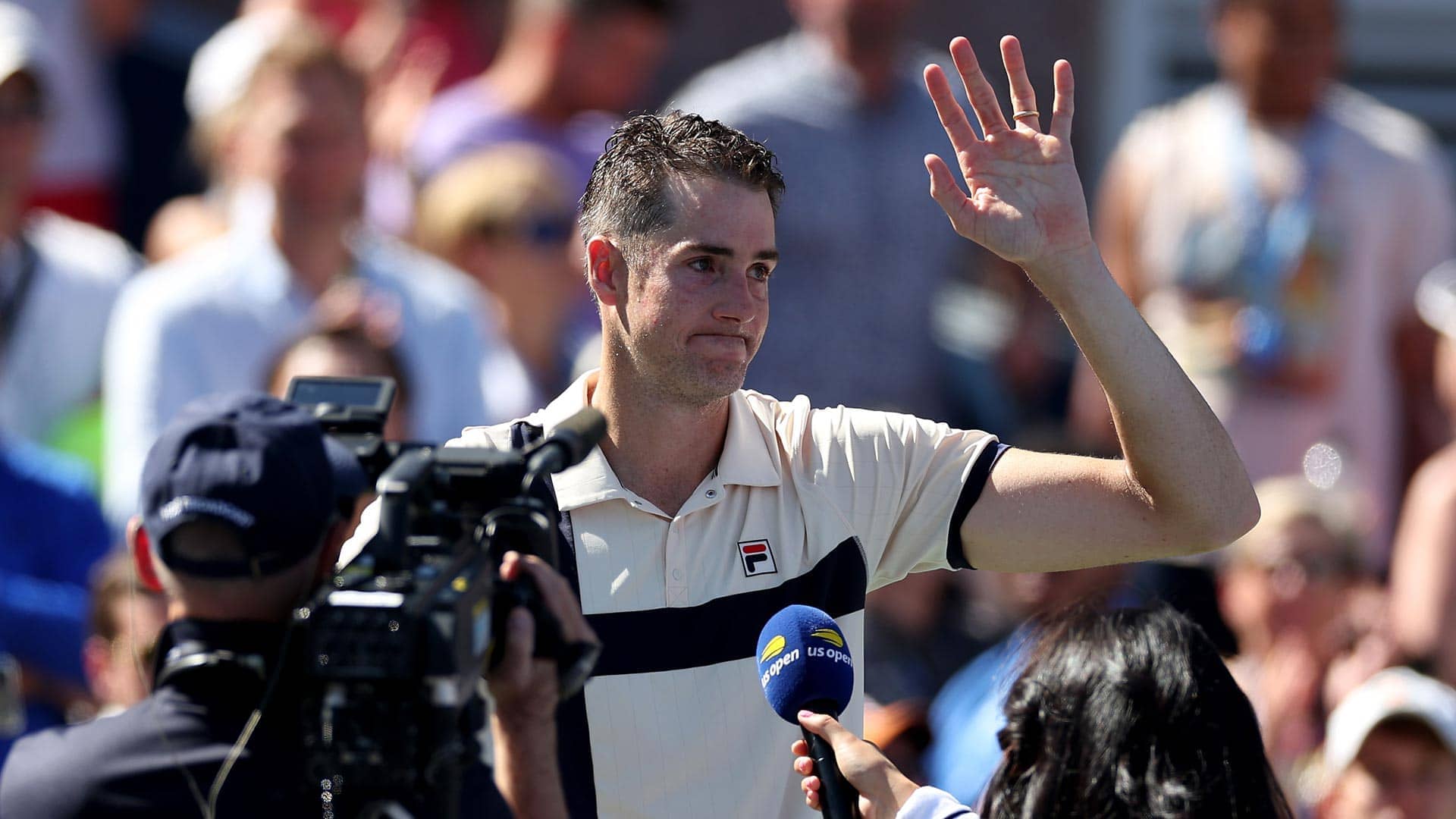 John Isner disputó su torneo de despedida en el US Open 2023.