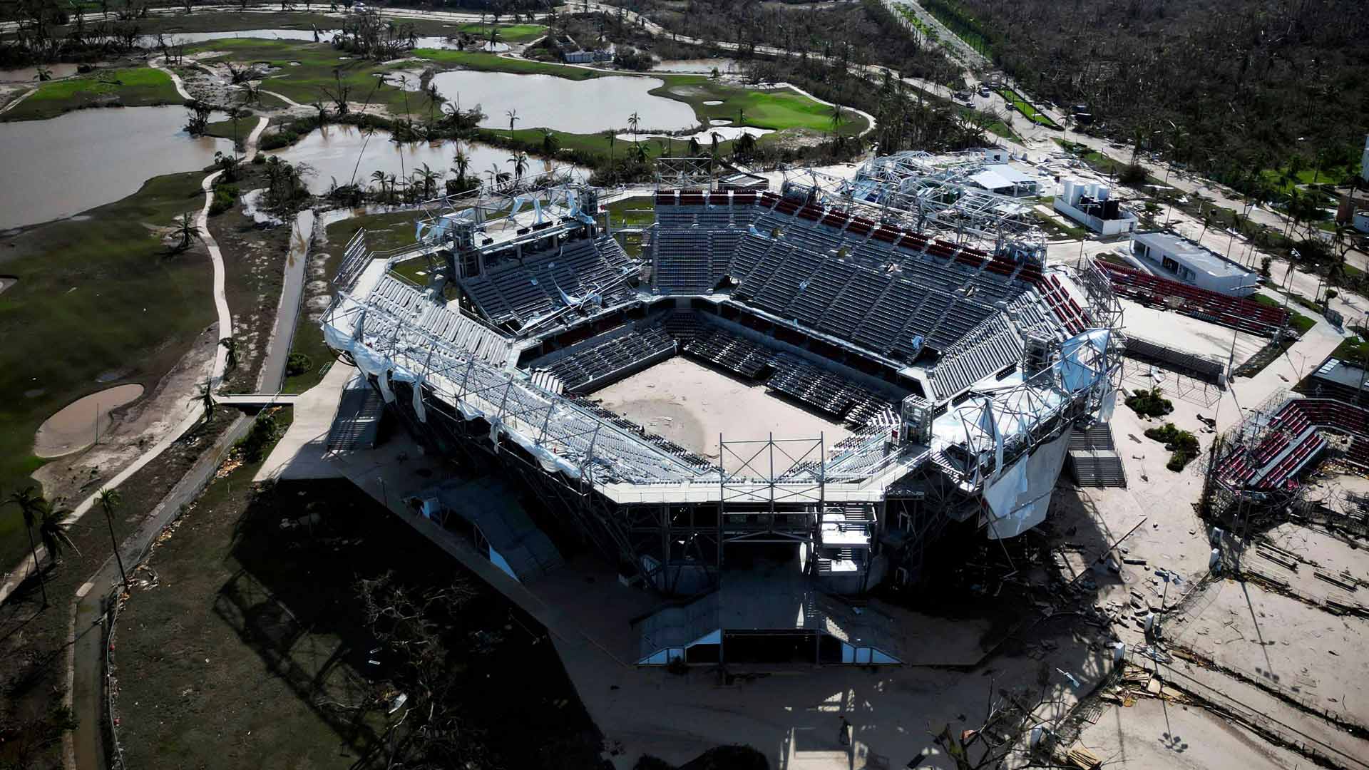 El Arena GNP Seguros se convirtió en el hogar del ATP 500 de Acapulco en 2022.
