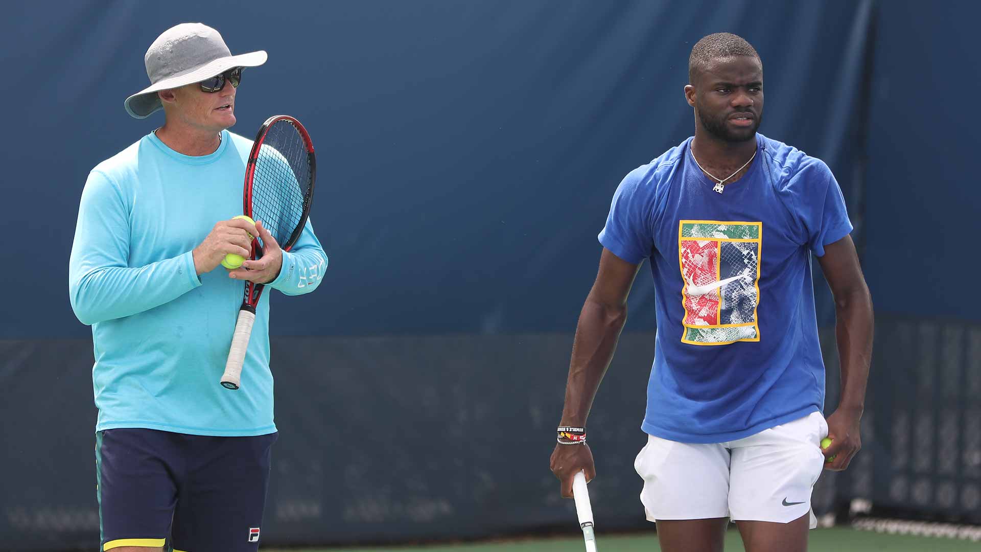 Wayne Ferreira and Frances Tiafoe worked together for the past three years.