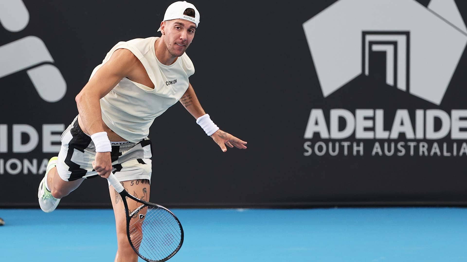Thanasi Kokkinakis won his first tour-level title in Adelaide in 2022.