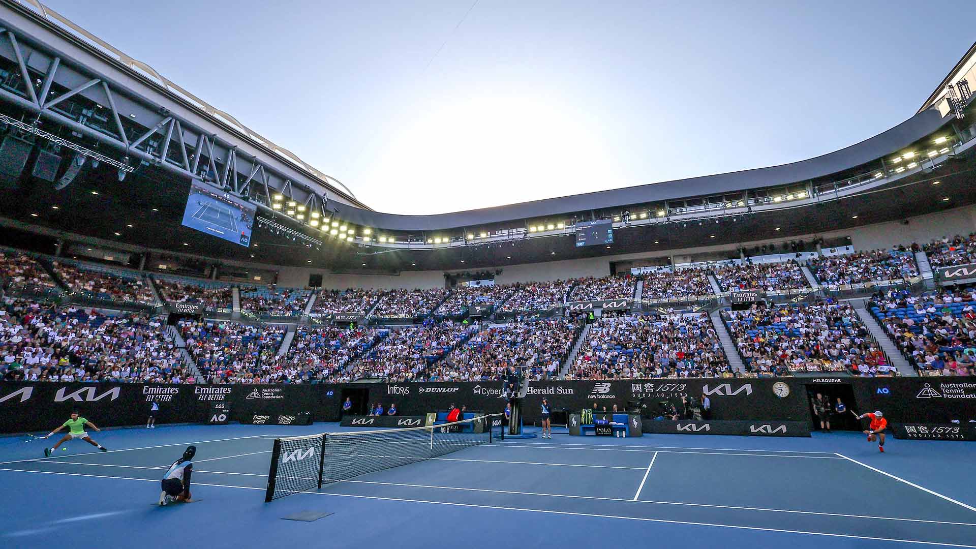 The 2024 Australian Open will take place from 14-28 January at Melbourne Park.