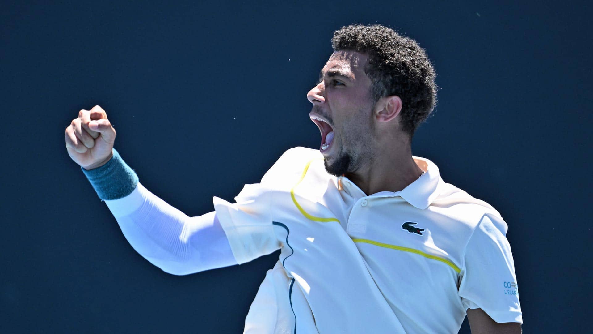 Arthur Fils faces just two break points in his first-round Australian Open win.