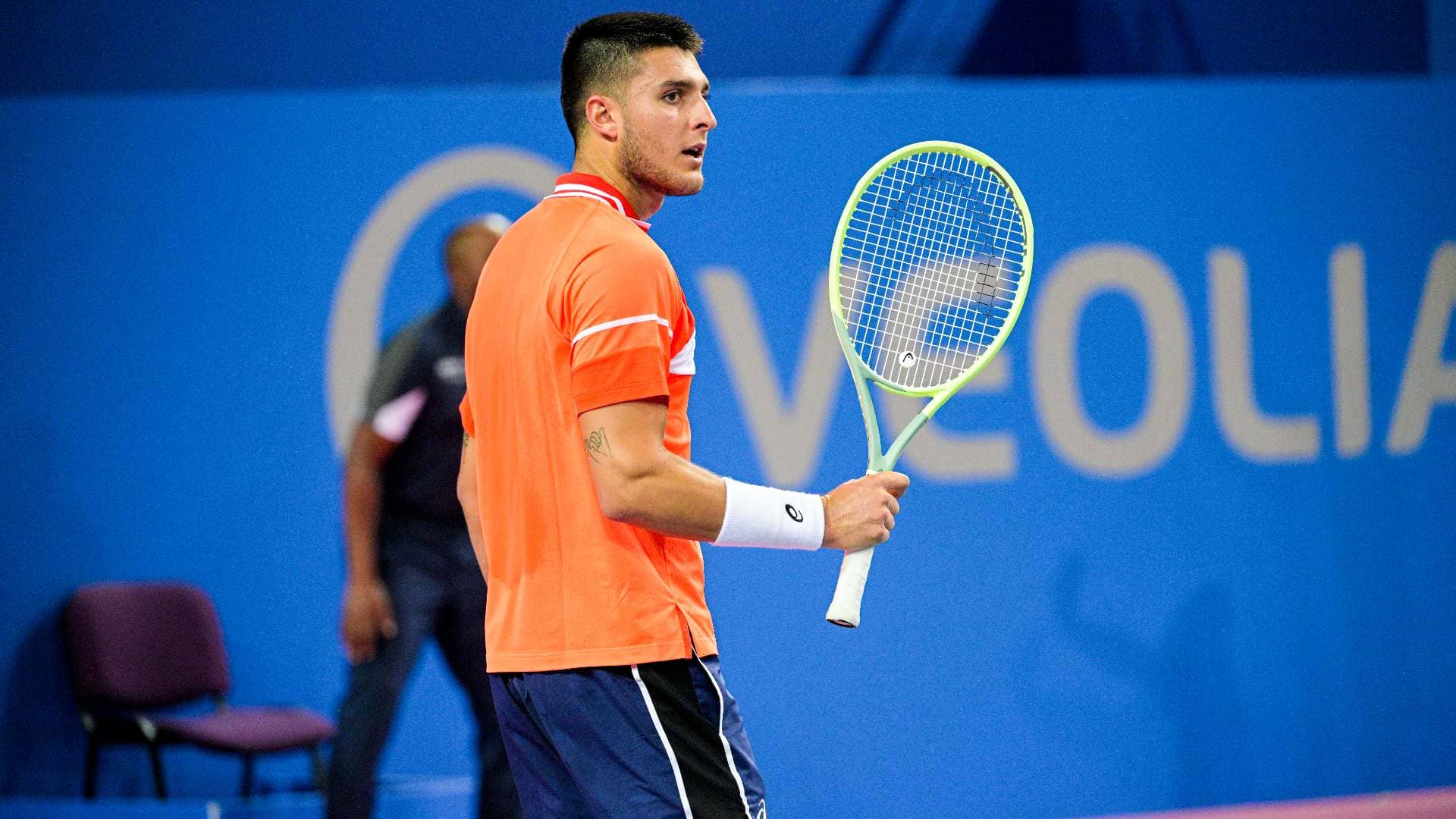 Pablo Llamas Ruiz pasó la qualy en Montpellier, venció a Gasquet y será el próximo rival de Rune.