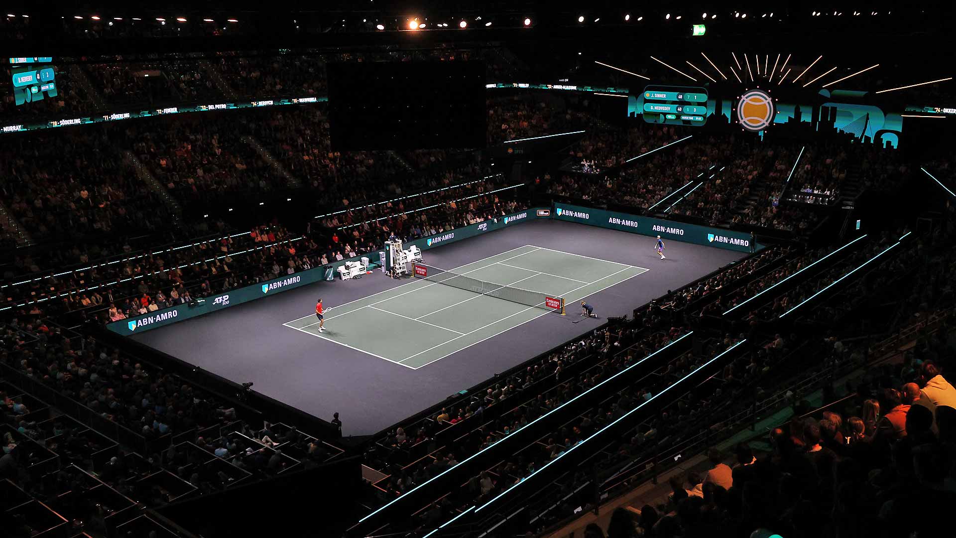 Rotterdam Ahoy will host the 2024 ABN AMRO Open from 12-18 February.