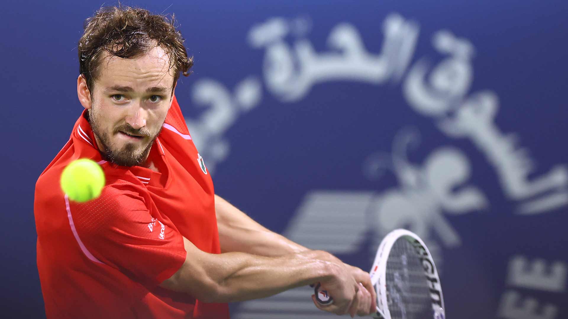 Daniil Medvedev holds a 6-2 record at the Dubai Duty Free Tennis Championships.