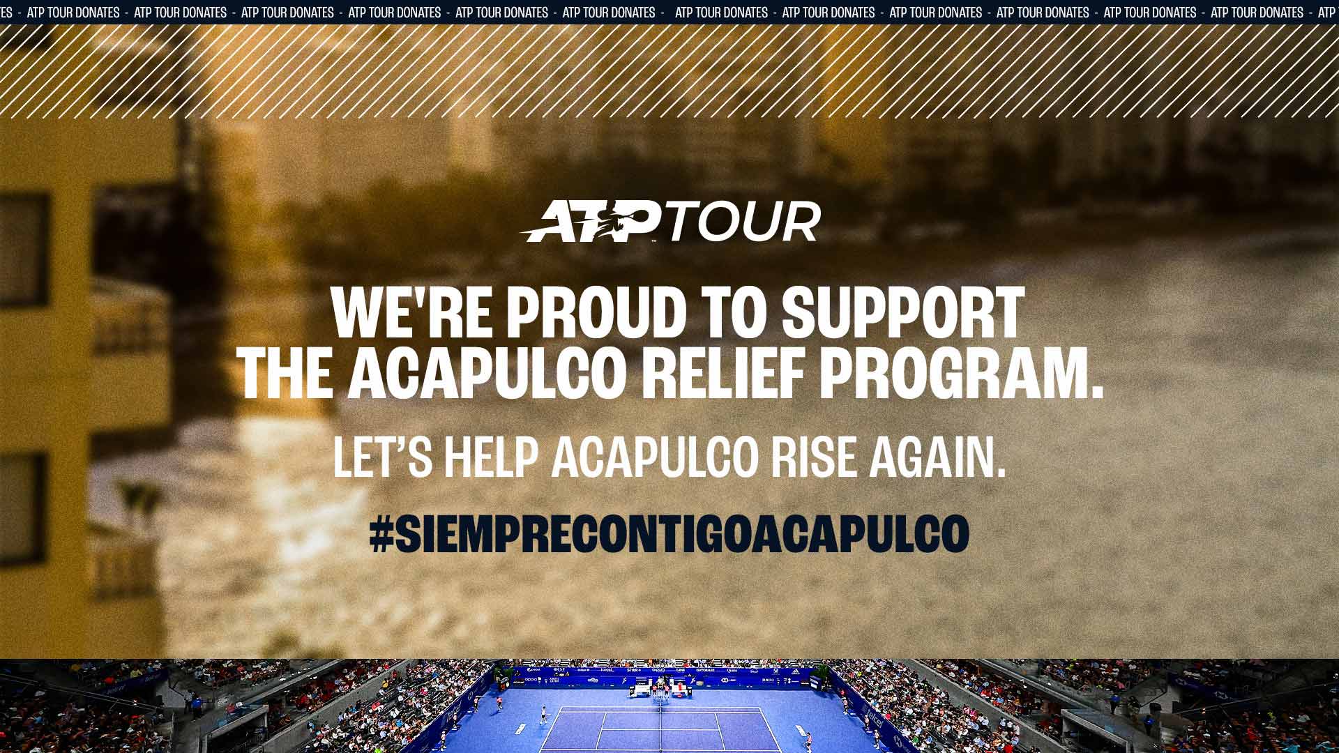 ATP donates to Acapulco relief efforts