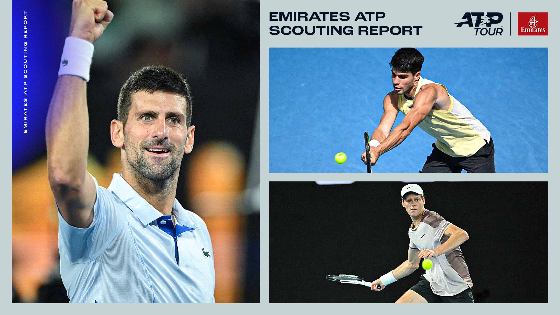 Novak Djokovic, Carlos Alcaraz y Jannik Sinner competirán en el primer ATP Masters 1000 de la temporada en Indian Wells.