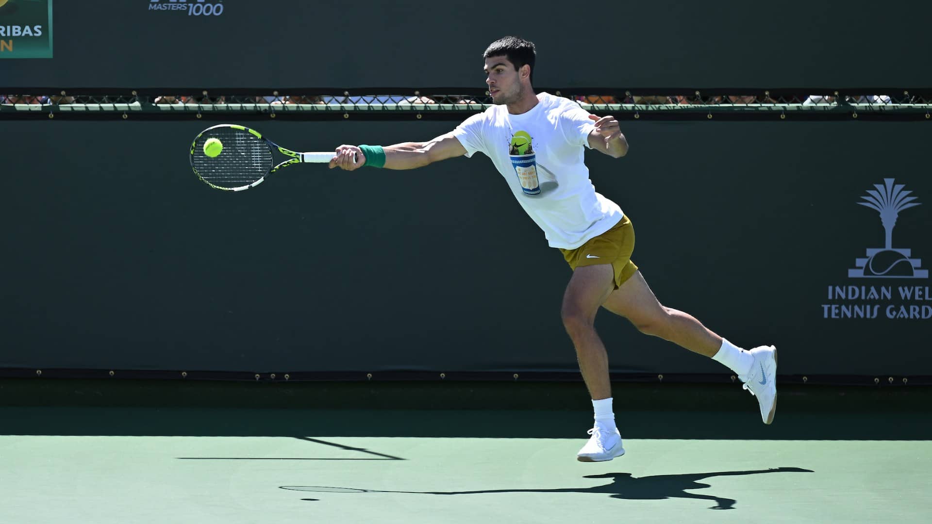 Carlos Alcaraz buscará dar el primer paso para la defensa del título en Indian Wells.