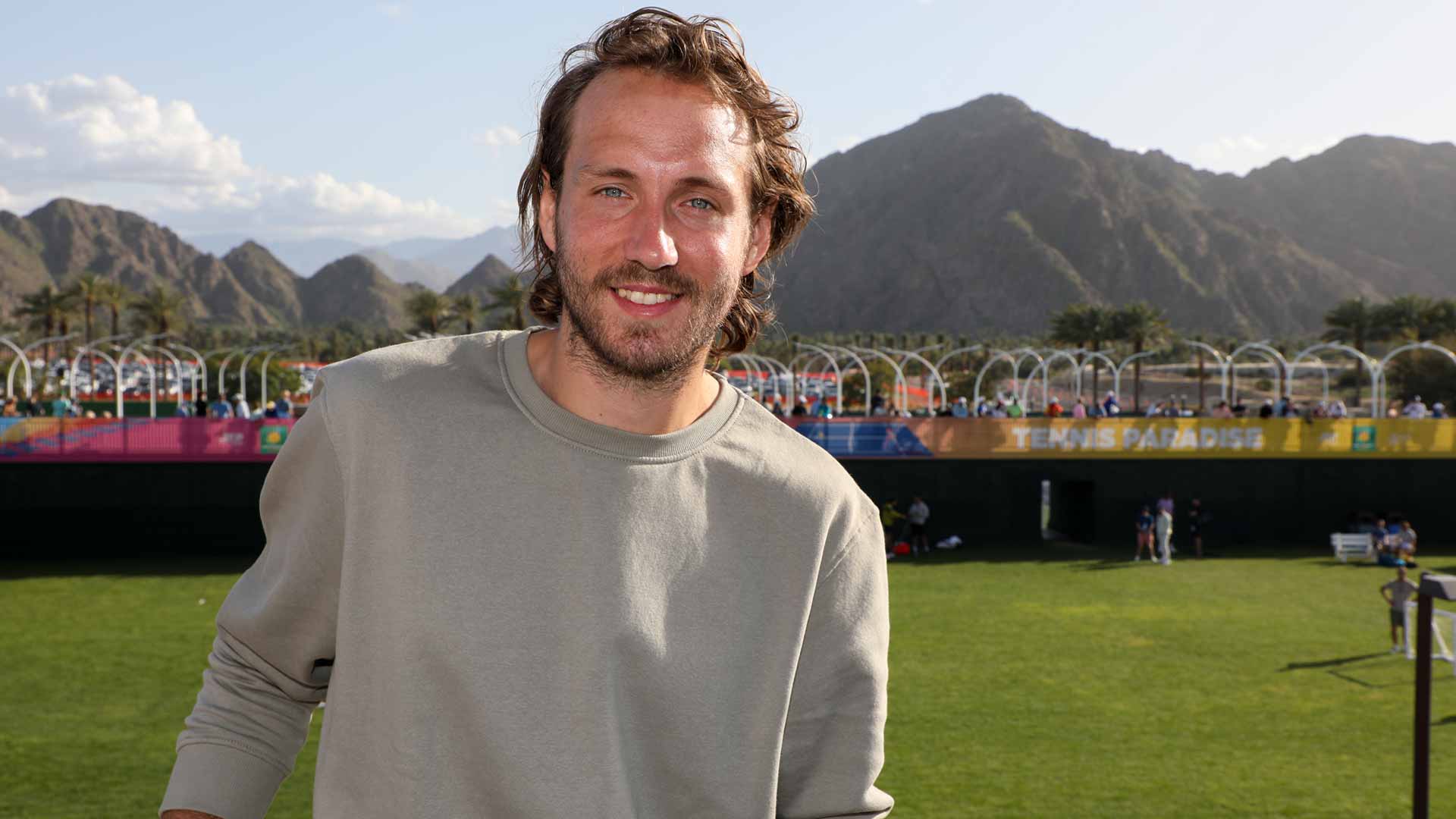 Lucas Pouille is competing at Indian Wells for the first time since 2019.
