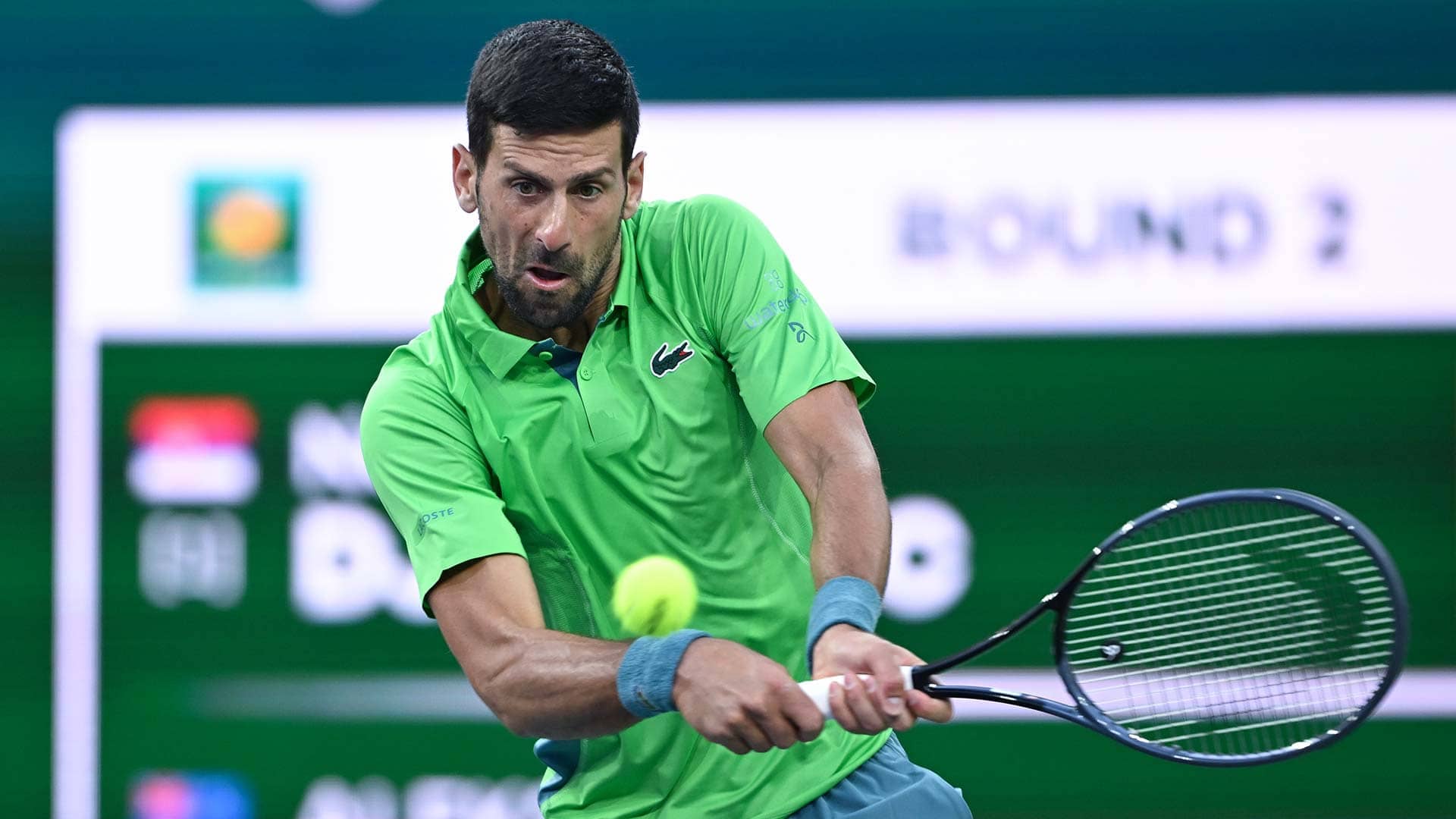 Novak Djokovic was competing for the first time since January.