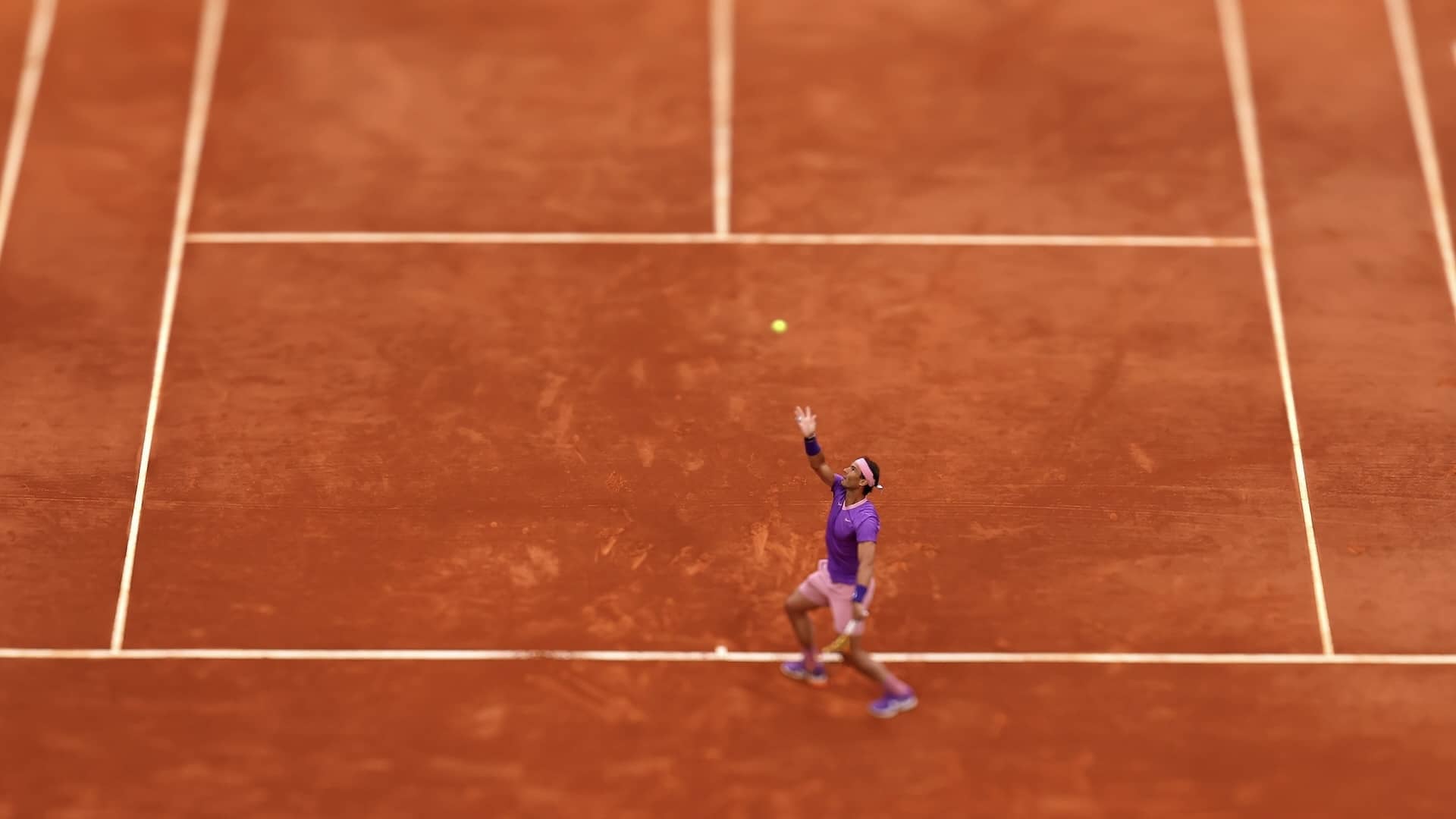 Rafael Nadal, durante un partido en Montecarlo.