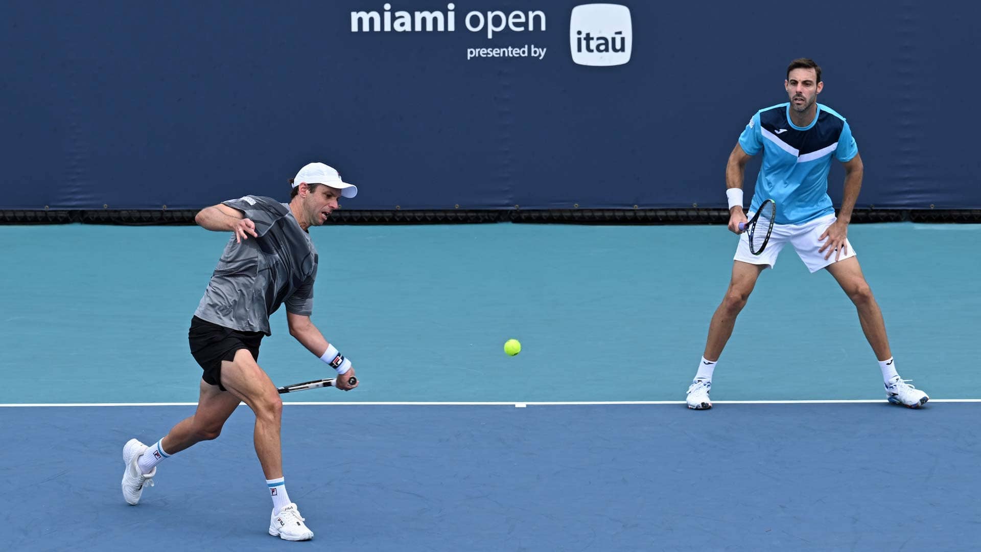 Marcel Granollers and Horacio Zeballos saved both break points against them in the Miami second round.