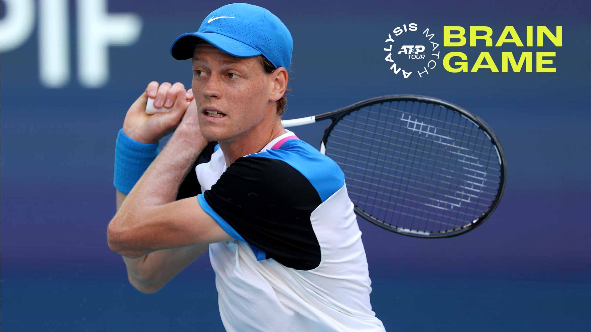 Jannik Sinner uses his backhand dominance to defeat Grigor Dimitrov with the loss of just four games on Sunday.