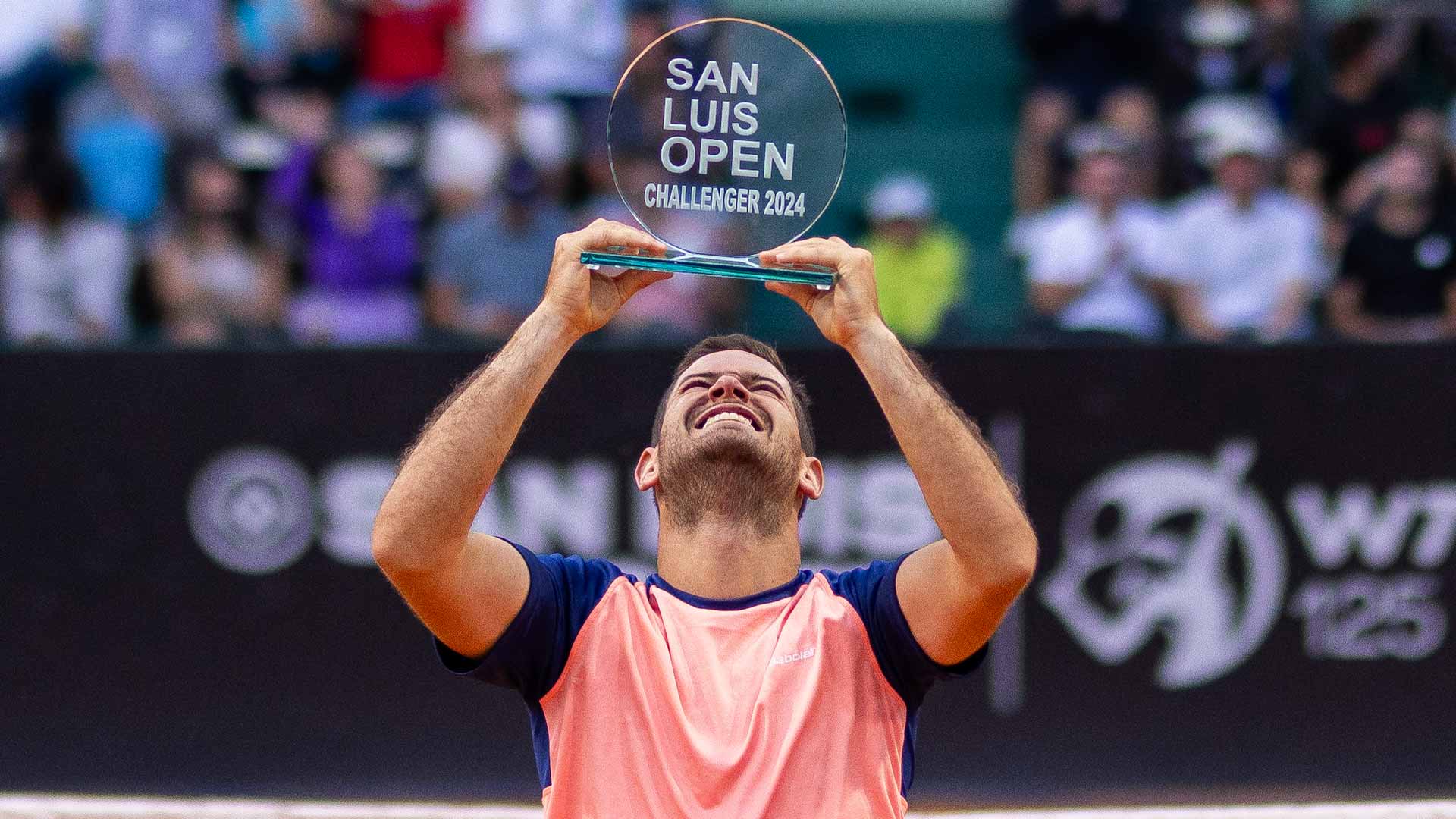 Nicolas Mejia wins his first Challenger title in San Luis Potosi, Mexico.