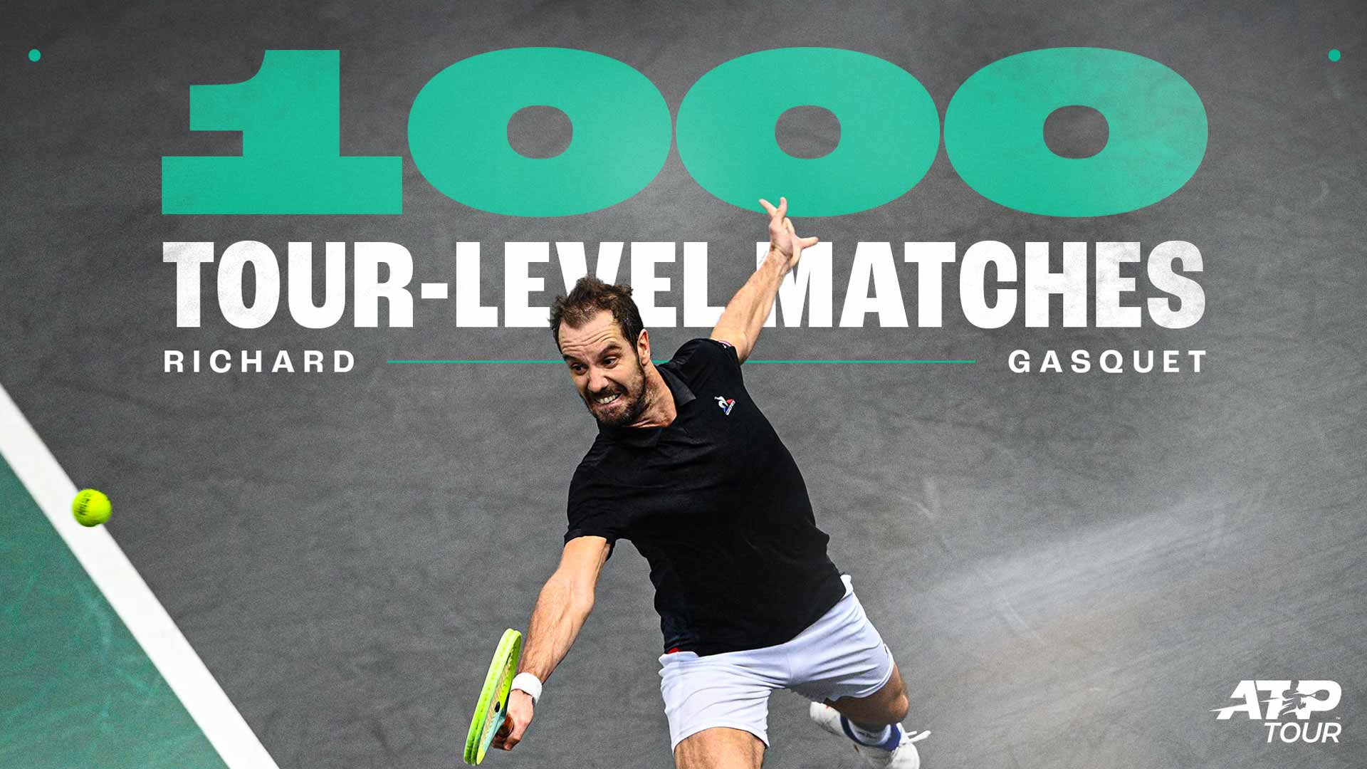 Gasquet jugará su partido número 1.000