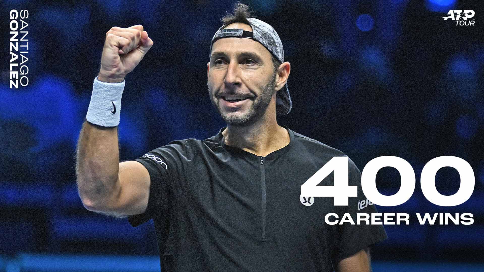 Santiago González alcanza 400 victorias de dobles 