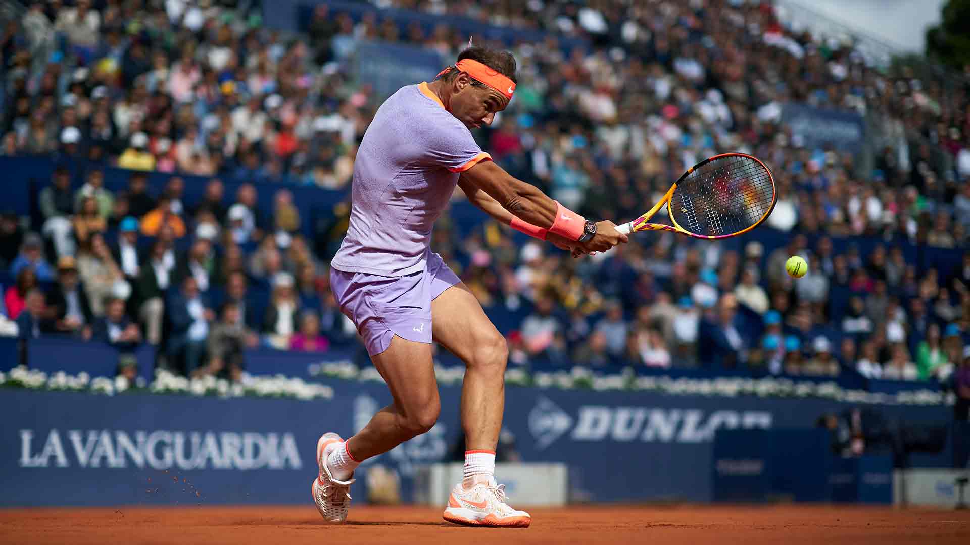 Rafael Nadal durante su partido de segunda ronda ante Alex de Miñaur.